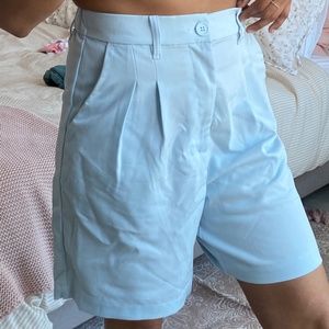 H&M Baby Blue Suit Shorts